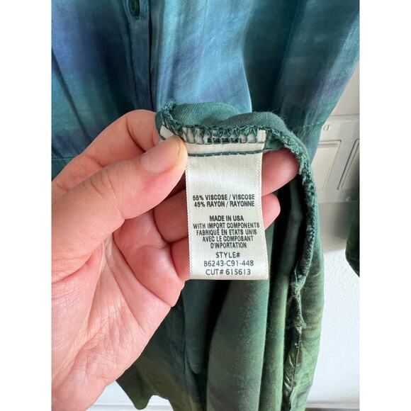 Bella Dahl Willow Maxi Dress Horizon Dye size M no belt - Picture 4 of 12